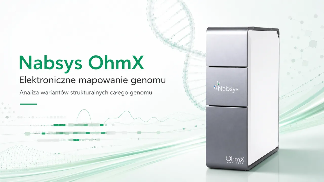 Nabsys OhmX – kompaktowa platforma do analizy wariantów strukturalnych całego genomu Nabsys OhmX – kompaktowa platforma do analizy wariantów strukturalnych całego genomu