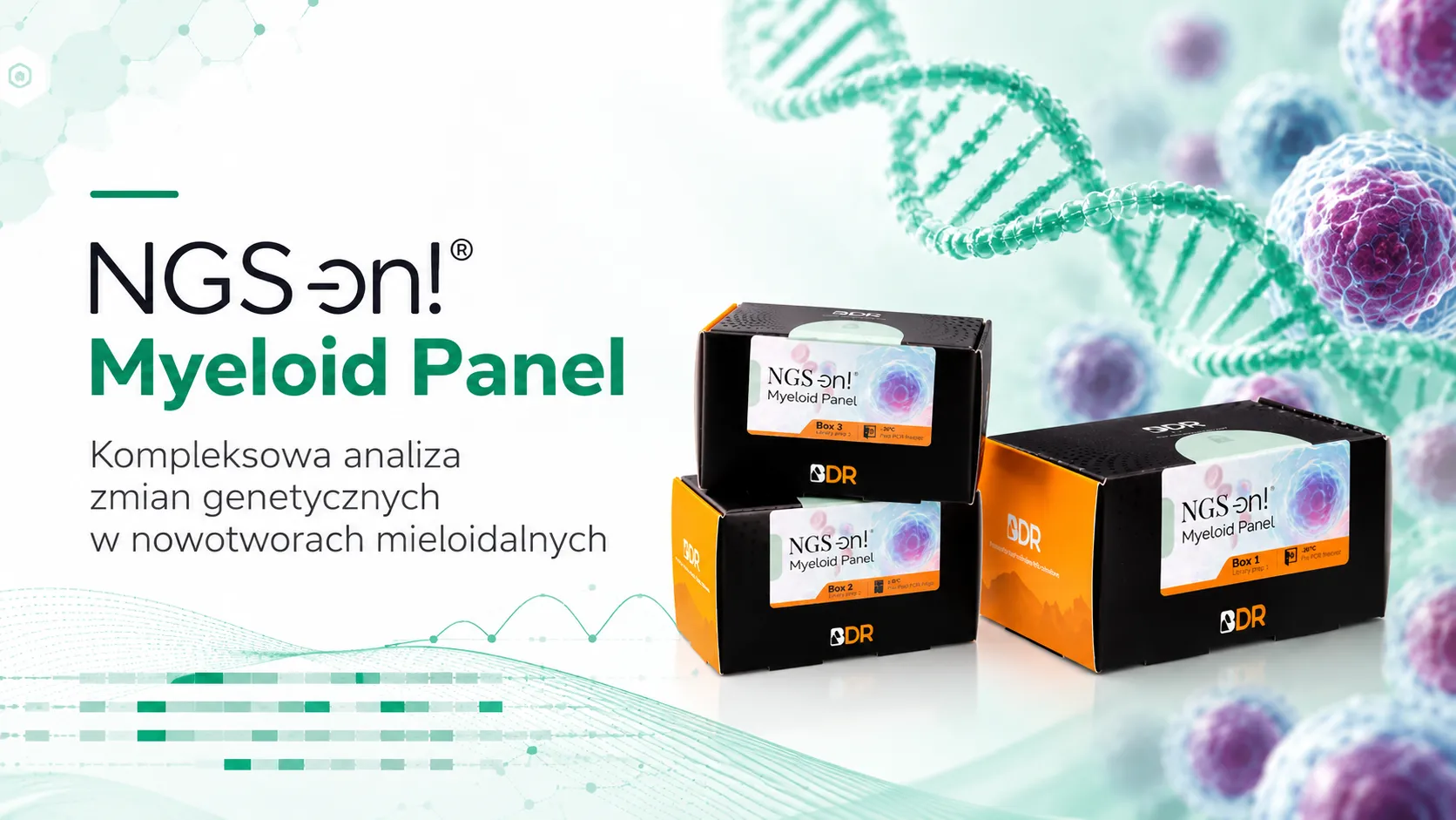 NGS on! Myeloid Panel - wielowymiarowa analiza genetyczna w badaniach hematologicznych NGS on! Myeloid Panel - wielowymiarowa analiza genetyczna w badaniach hematologicznych